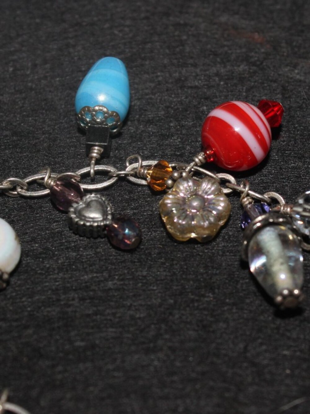 925 Sterling 5 Bracelets (Cha Cha) 1 Necklace 1 Good Luck 106 Grams Lot - Picture 7 of 12